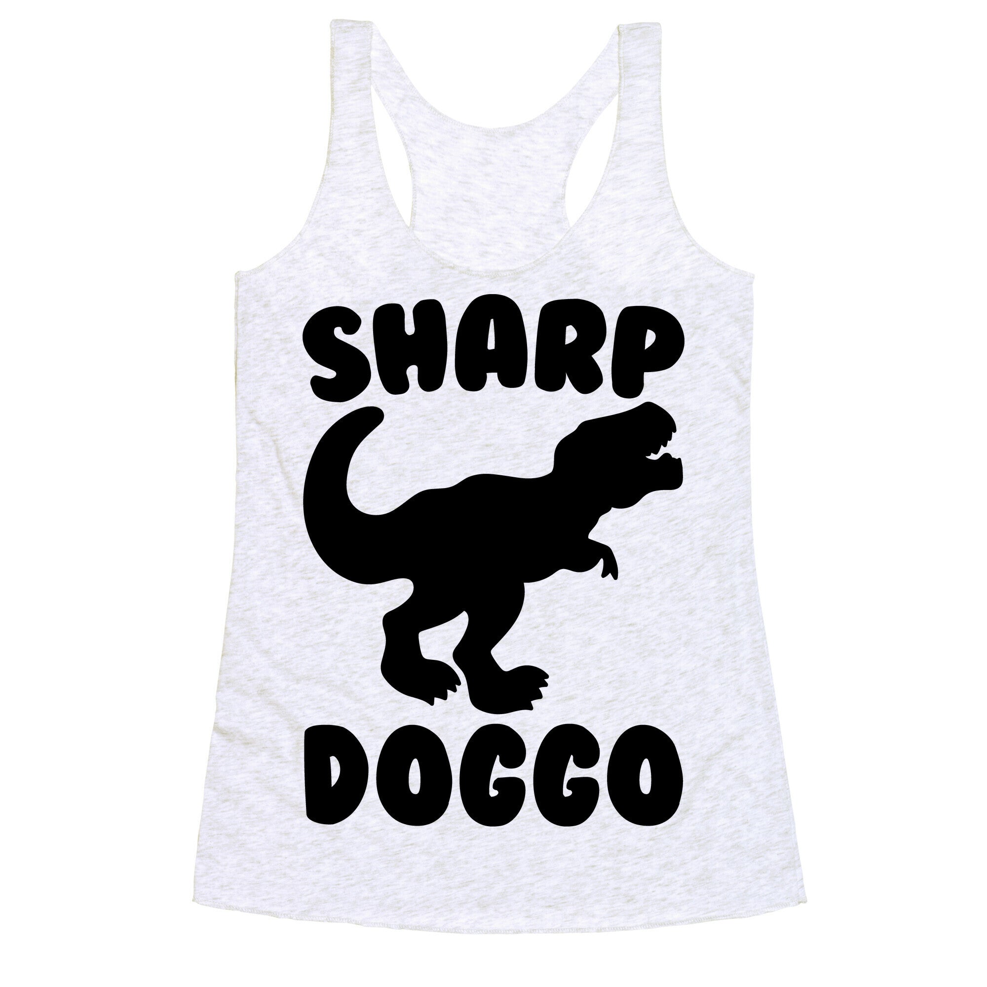 Sharp Doggo Racerback Tank